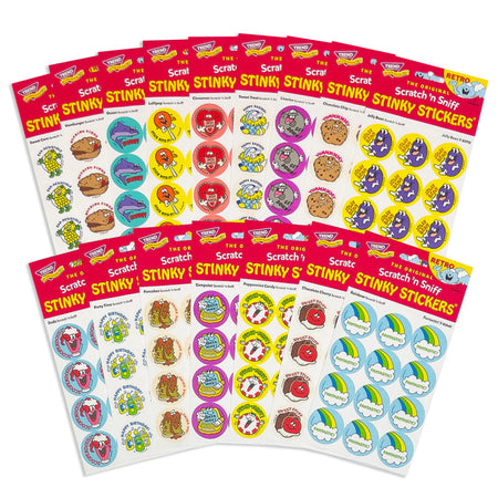 Retro Scratch 'n Sniff Stinky Stickers&reg; Summer 2024 Collector Combo Set