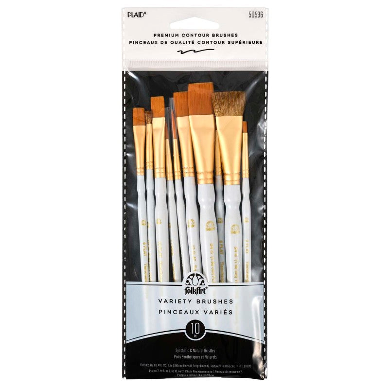 Artist Variety Brush Set, 10-Piece Set