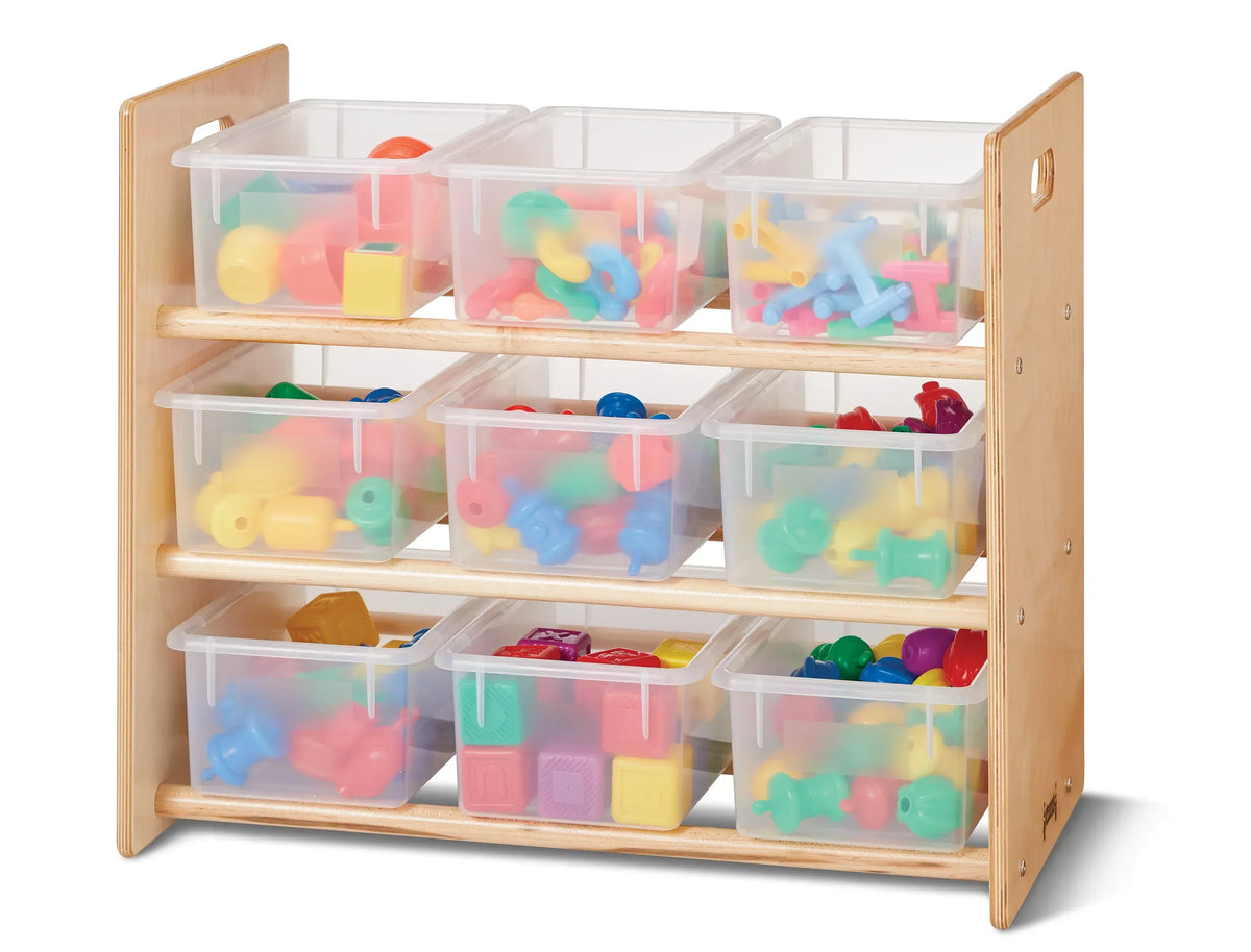 Jonti-Craft® Cubbie-Tray Storage Rack - with Clear Cubbie-Trays