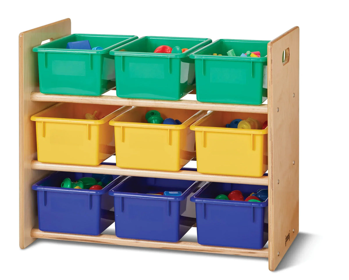 Jonti-Craft® Cubbie-Tray Storage Rack - with Colored Cubbie-Trays