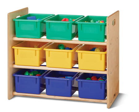 Jonti-Craft® Cubbie-Tray Storage Rack - with Colored Cubbie-Trays