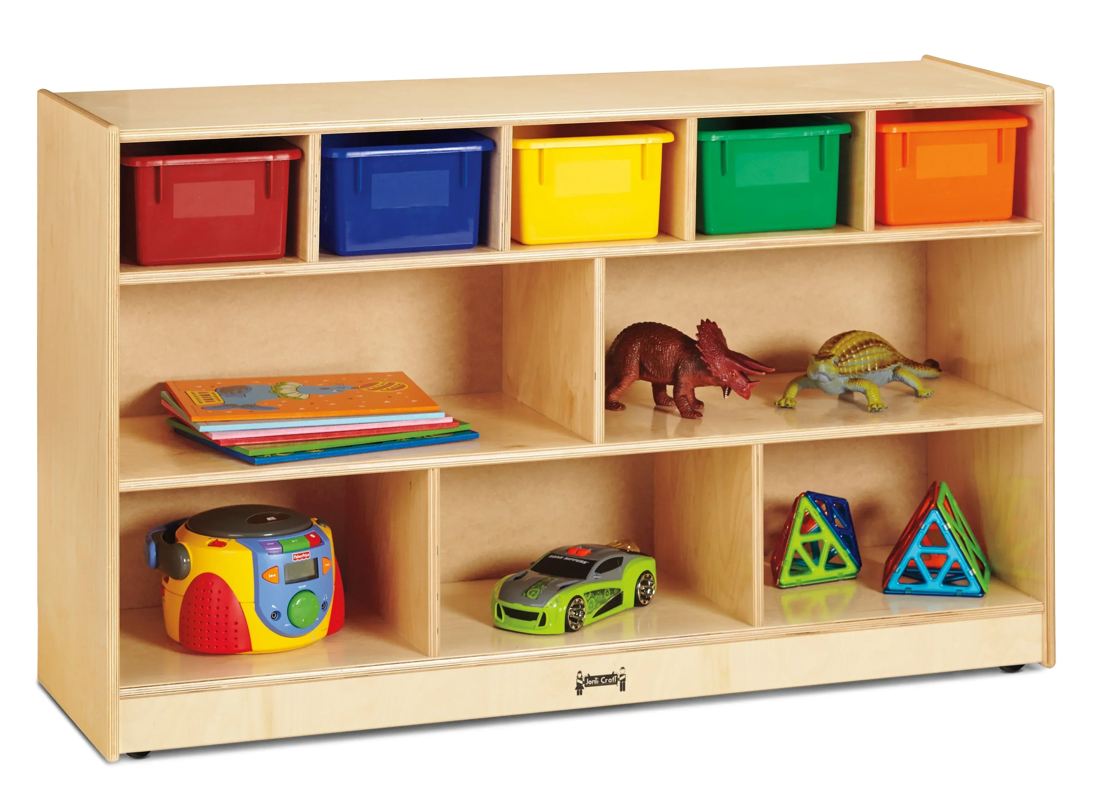 Jonti-Craft® Low Combo Mobile Storage Unit - without Bins