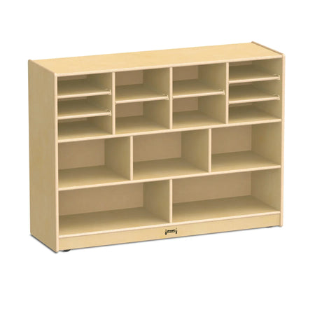 Jonti-Craft® Super-Sized Combo Mobile Storage Unit - with Clear Bins