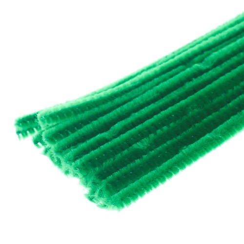Chenille Stems Pipe Cleaners 12 Inch x 6mm 100-Piece Kelly Green