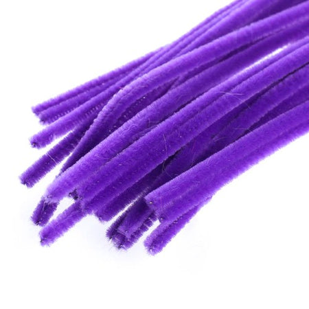 Chenille Stems Pipe Cleaners 12 Inch x 6mm 100-Piece, Purple