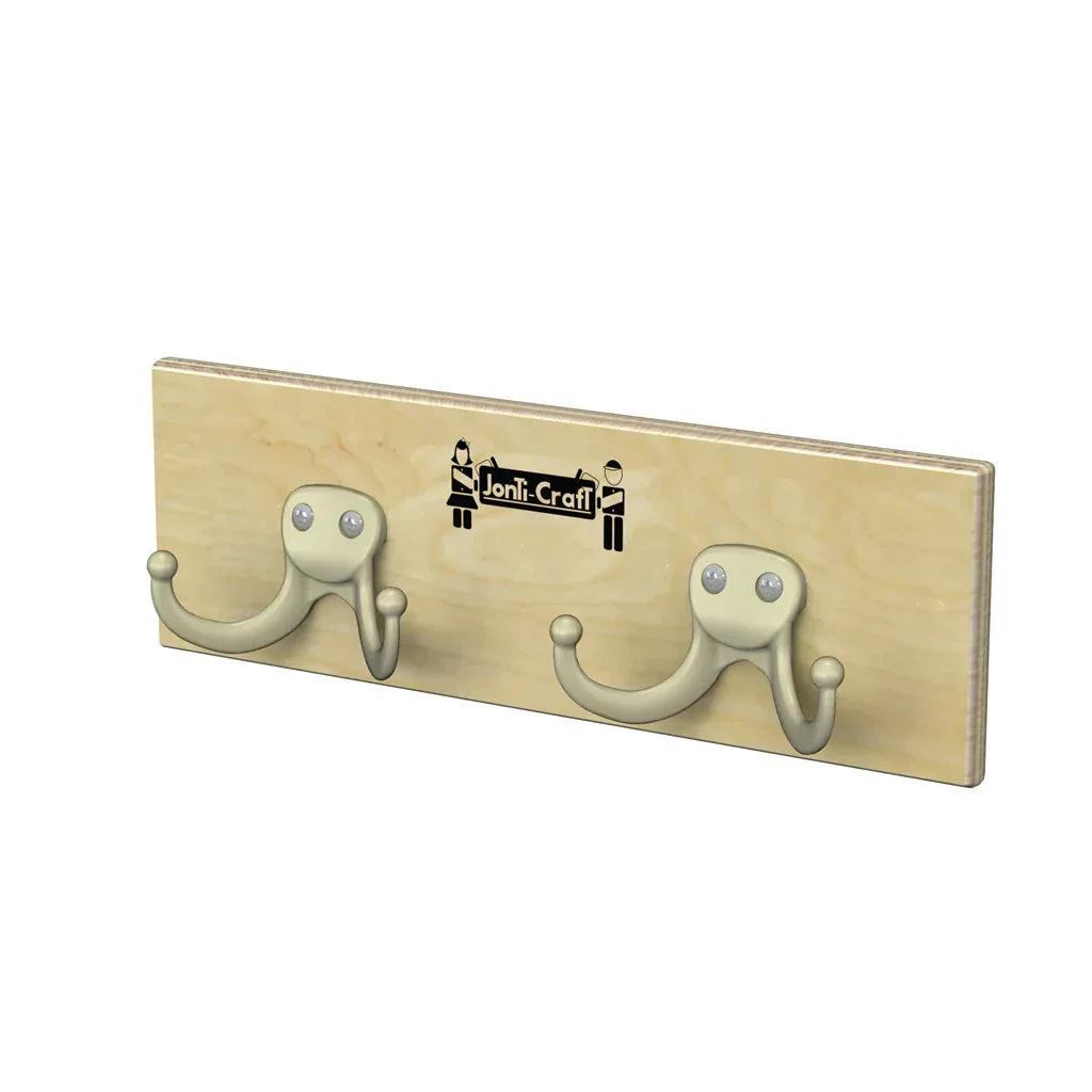 Jonti-Craft® Wall Mount Coat Rail - 7 Hooks