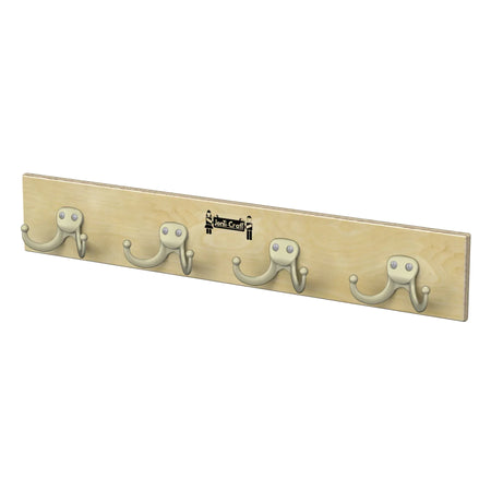 Jonti-Craft® Wall Mount Coat Rail - 3 Hooks