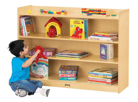 onti-Craft® Adjustable Mobile Straight-Shelf with Lip - Magnetic Write-n-Wipe Back