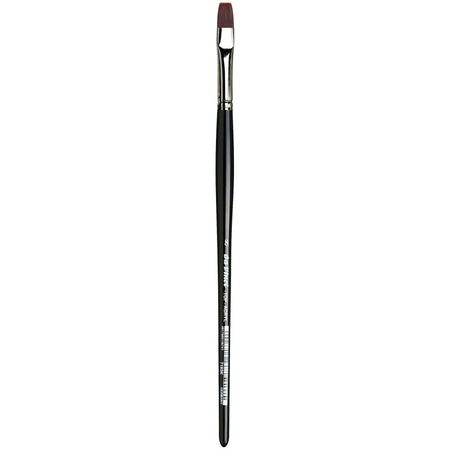 TOP-ACRYL Bright Red-Brown Brush, Synthetic, Acrylic & Oil, Flat, Series 7185K, Size 8