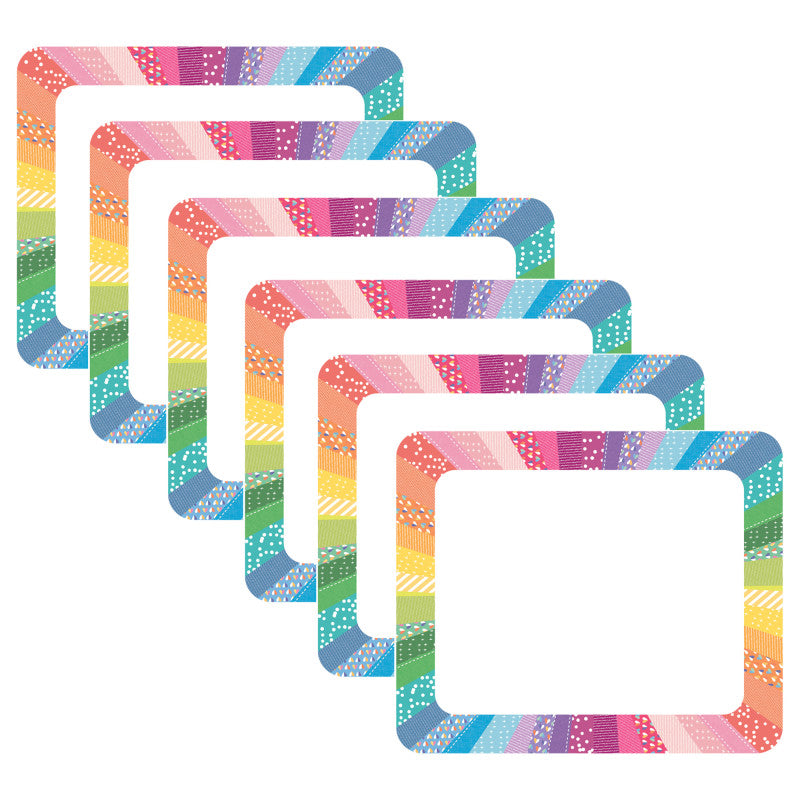 Crafty and Cool Name Tags, 40 Per Pack, 6 Packs