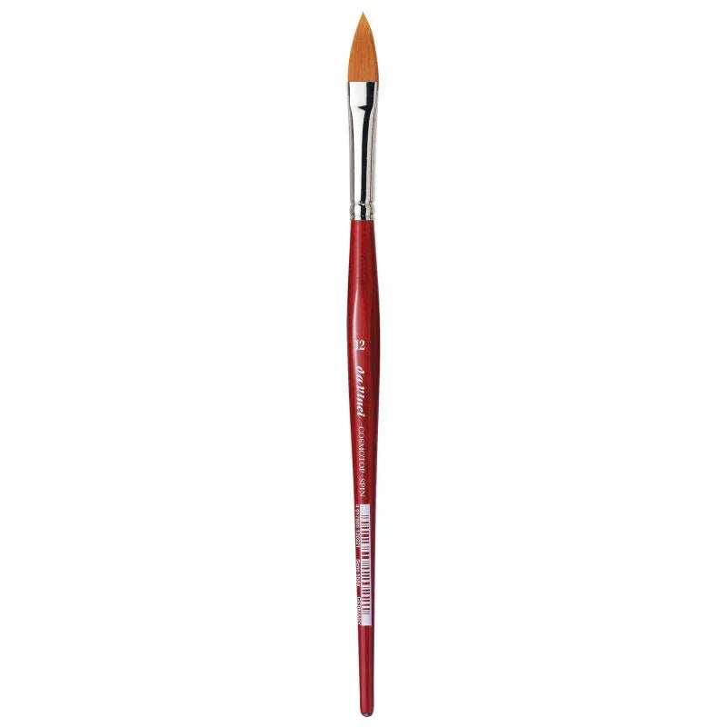 COSMOTOP-SPIN Silkpainting Brush, Synthetic, Watercolor, Oval-Pointed, Size 12