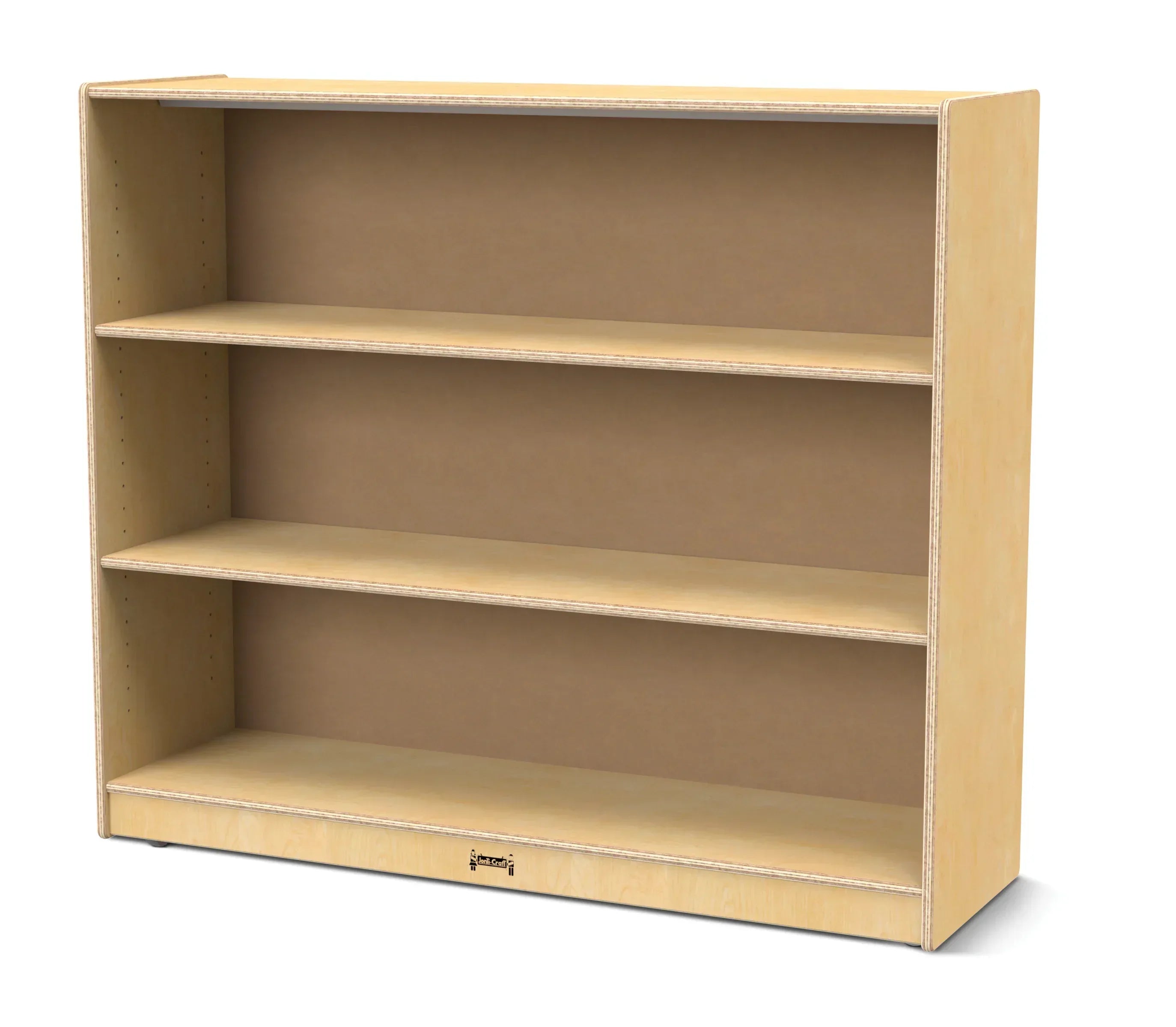 Jonti-Craft® Mega Adjustable Mobile Straight-Shelf - Magnetic Write-n-Wipe Back