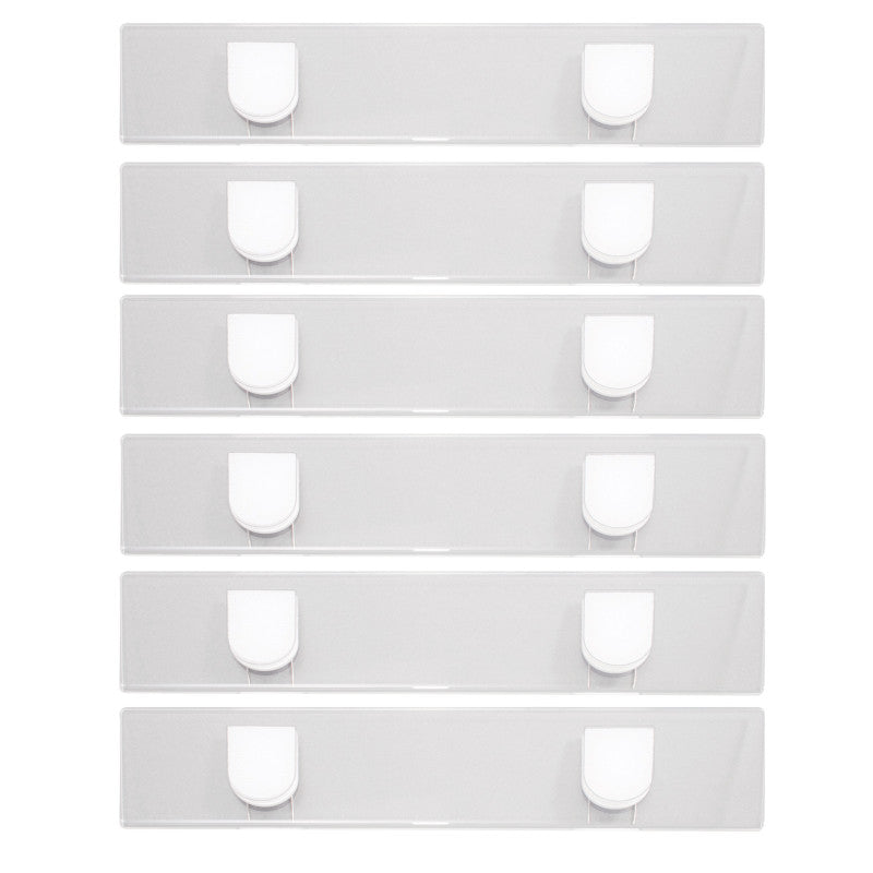 Fabric Panel Wall Sign, Name Holder, 2x9 in, Pack of 6