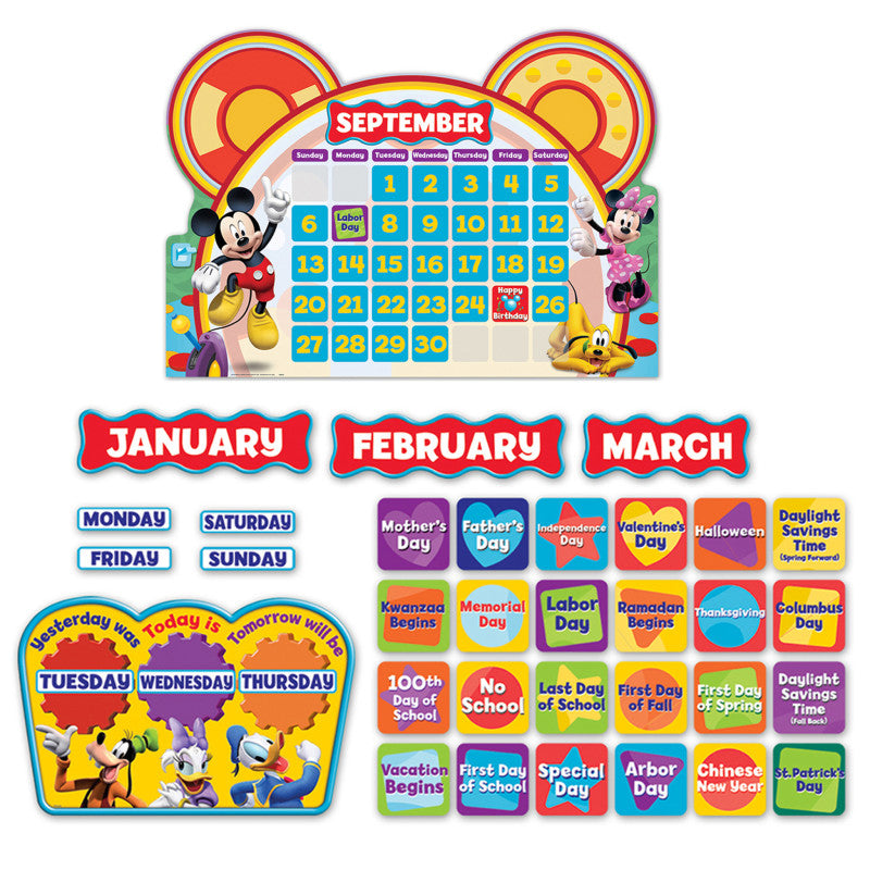 Mickey Mouse Clubhouse&reg; Calendar Bulletin Board Set