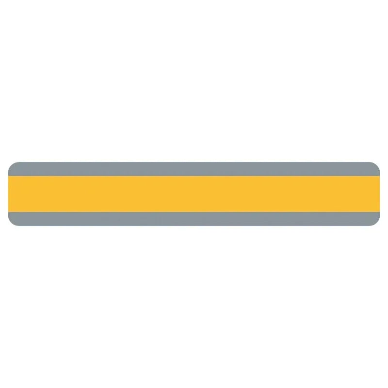 Double Wide Sentence Strip Reading Guide, 1-1/4" x 7-1/4", Goldenrod