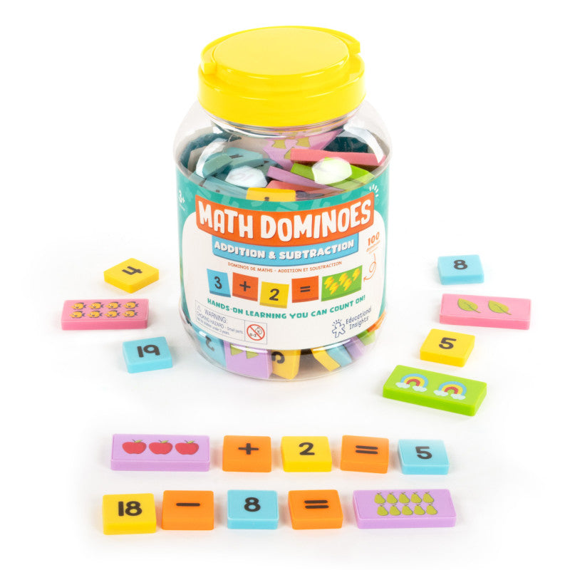 Math Dominoes &mdash; Addition & Subtraction