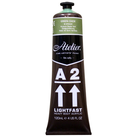 A2 Heavy Body Lightfast Artist Acrylic, 4 oz., Green Oxide Hue