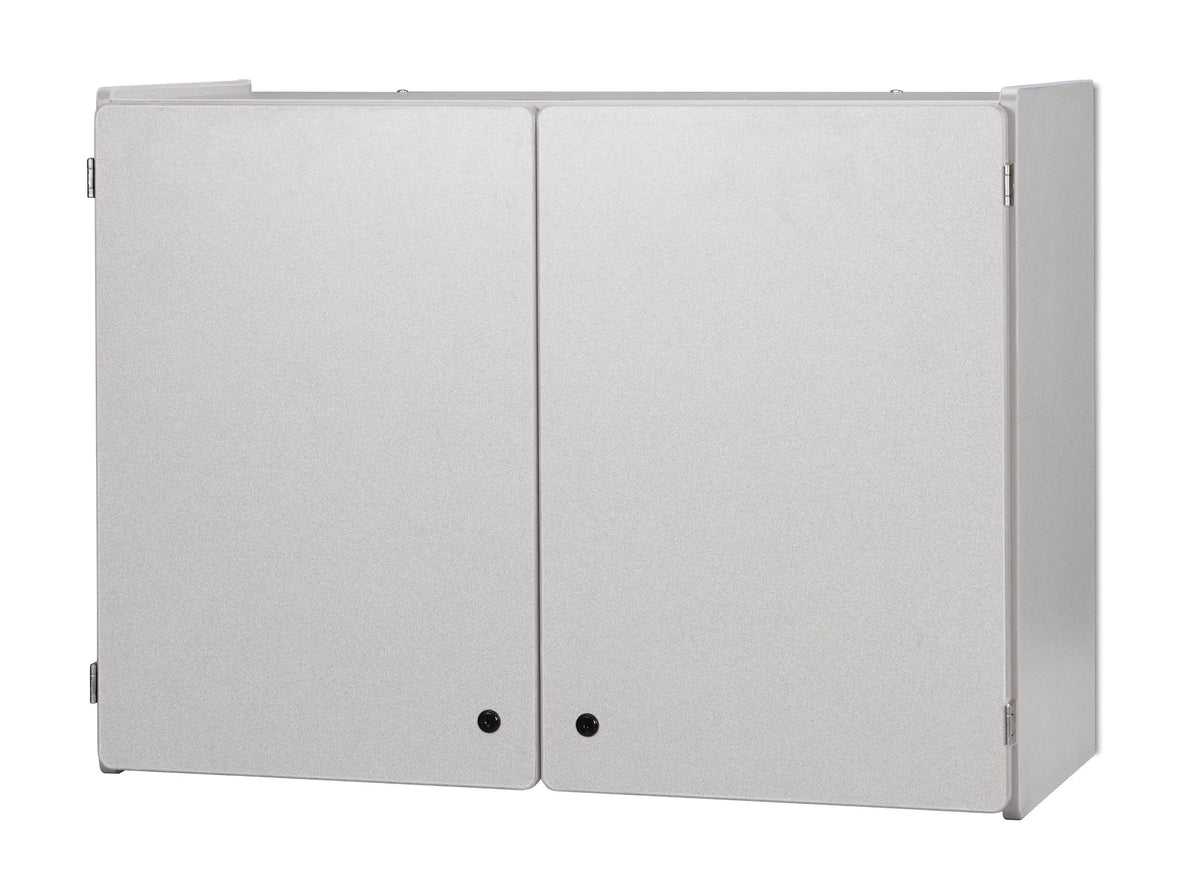 Rainbow Accents® Lockable Wall Cabinet - Gray
