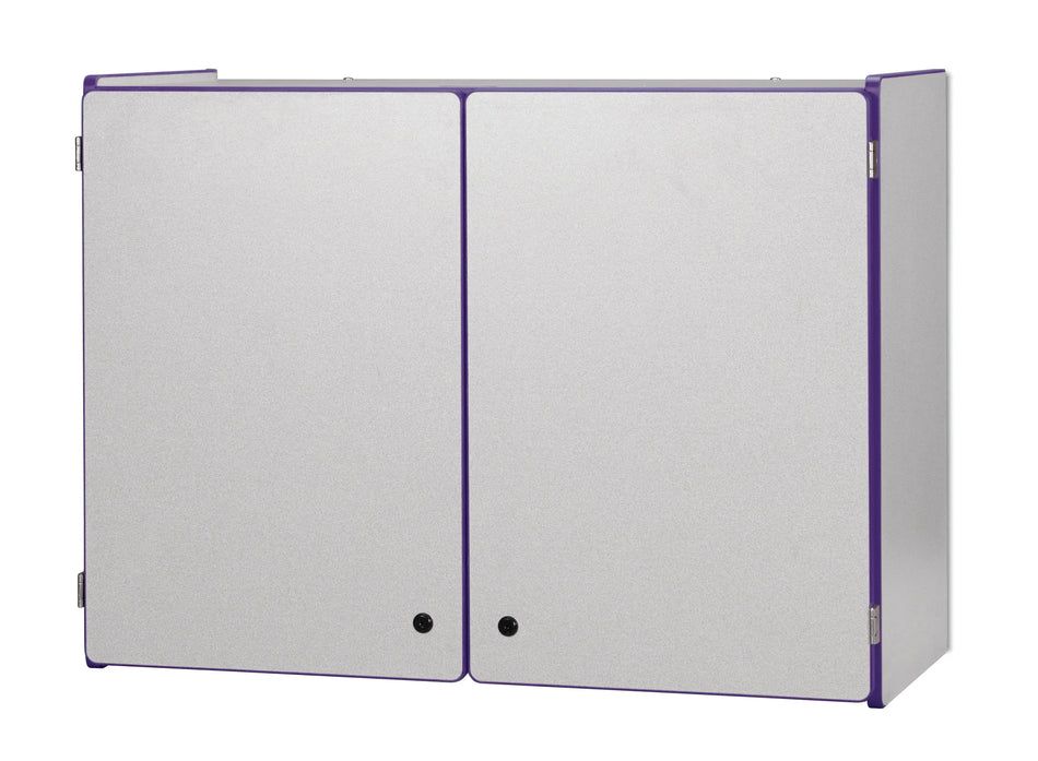 Rainbow Accents® Lockable Wall Cabinet - Purple
