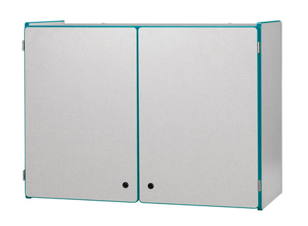 Rainbow Accents® Lockable Wall Cabinet - Teal