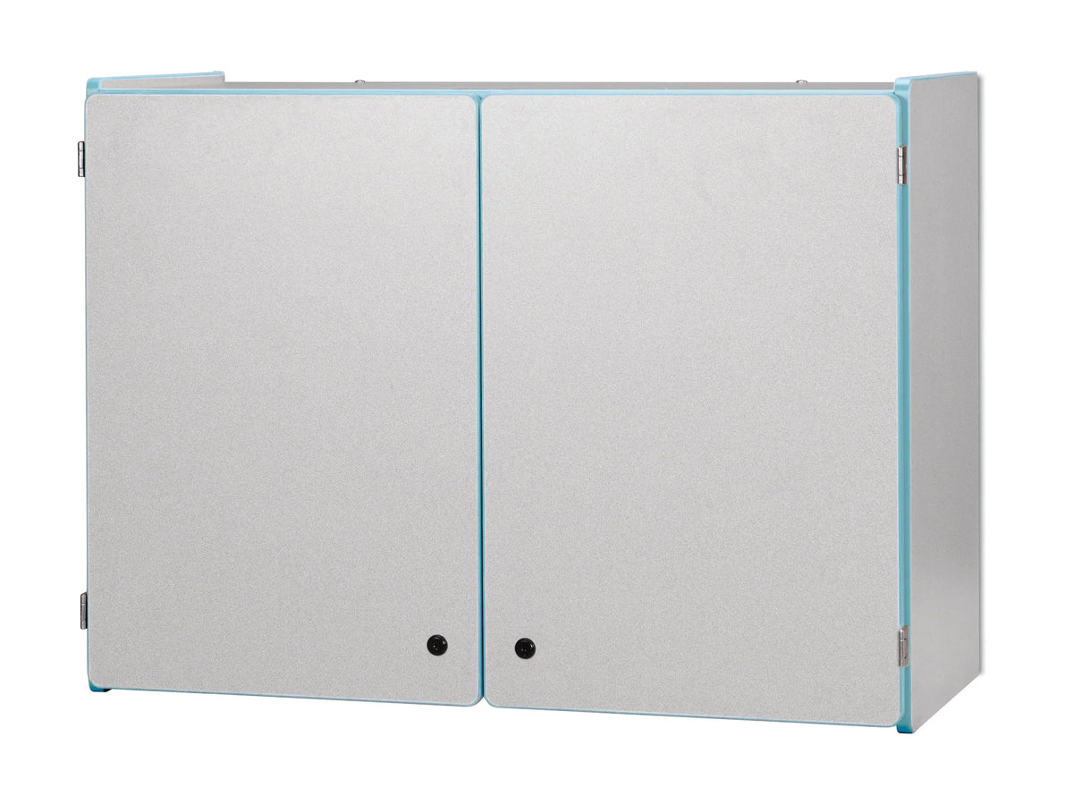 Rainbow Accents® Lockable Wall Cabinet - Coastal Blue