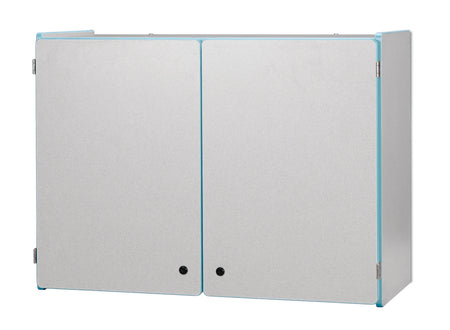 Rainbow Accents® Lockable Wall Cabinet - Coastal Blue