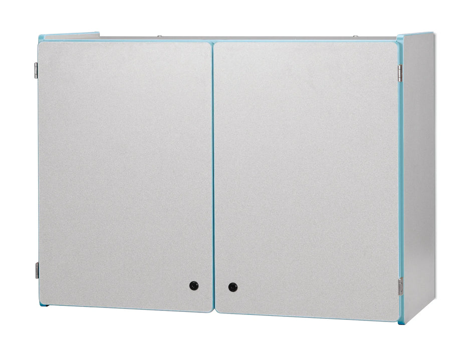 Rainbow Accents® Lockable Wall Cabinet - Coastal Blue