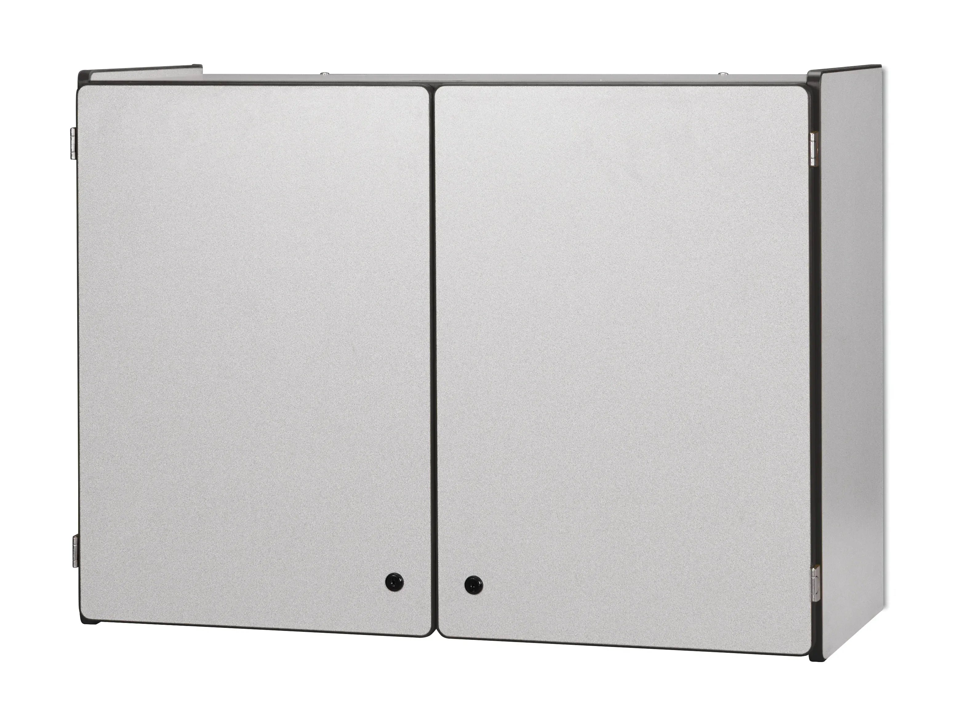 Rainbow Accents® Lockable Wall Cabinet - Black
