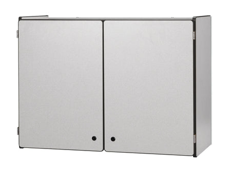 Rainbow Accents® Lockable Wall Cabinet - Black