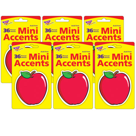 Apple Mini Accents, 36 Per Pack, 6 Packs