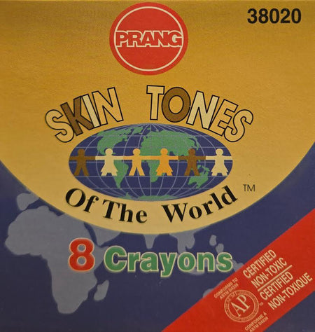 Prang Skin Tones Of The World Crayons, - Large 8 COLORS