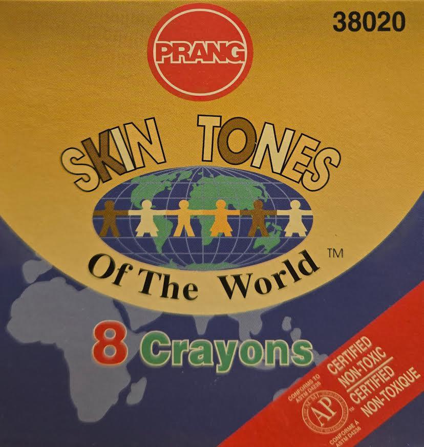 Prang Skin Tones Of The World Crayons, - Large 8 COLORS
