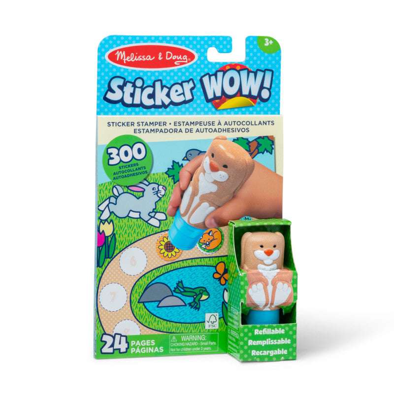 Sticker WOW! Activity Pad & Sticker Stamper - Bunny