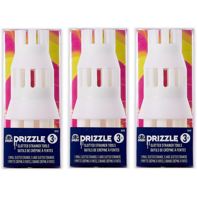 Drizzle Slot Strainer Pour Tool Set, 3 Per Set, 3 Sets