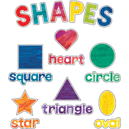 World of Eric Carle&trade; Shapes Mini Bulletin Board Set, 32 Pieces