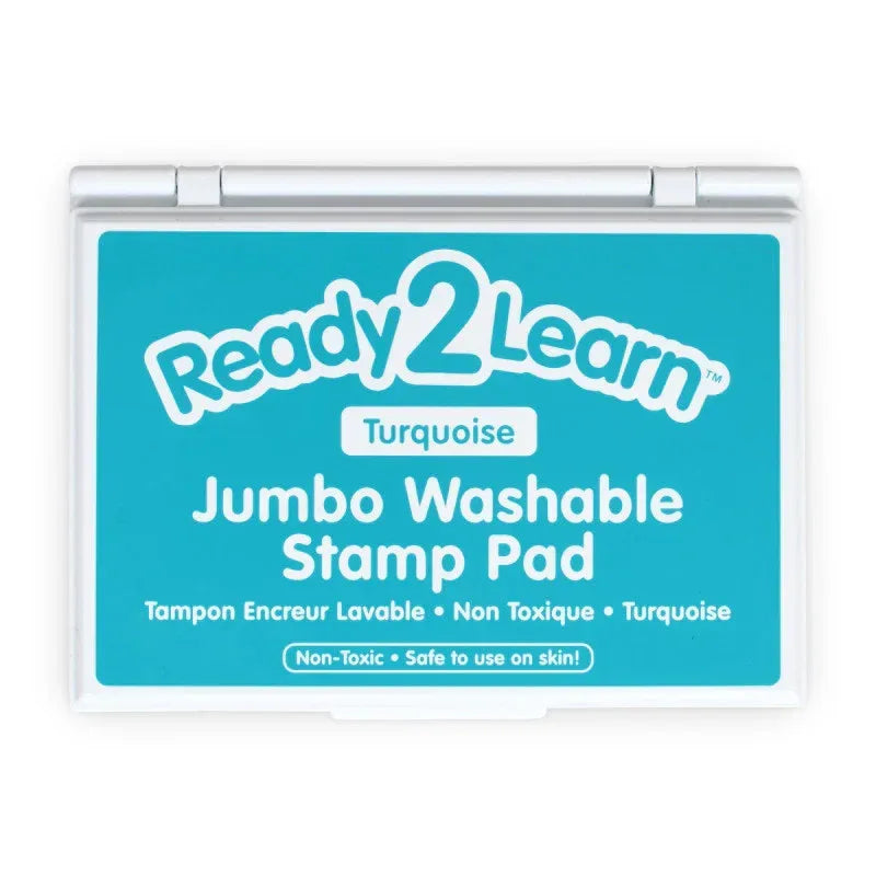 Jumbo Washable Stamp Pad - Turquoise - 6.2"L x 4.1"W