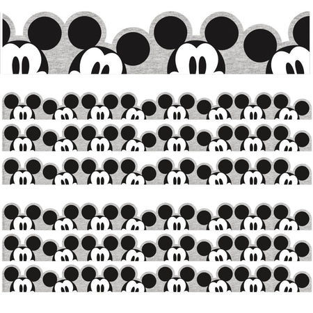 Mickey Mouse&reg; Throwback Peeking Mickeys Extra Wide Deco Trim&reg;, 37 Feet Per Pack, 3 Packs