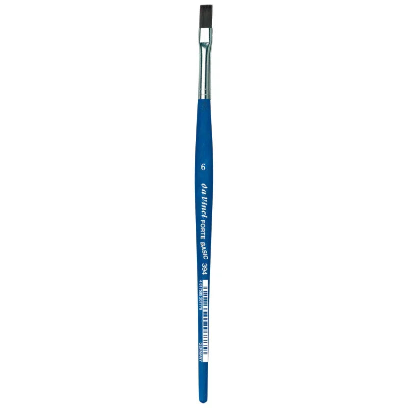 FORTE BASIC Student Brush, Synthetic, Acrylic, Flat, Series 394, Size 6