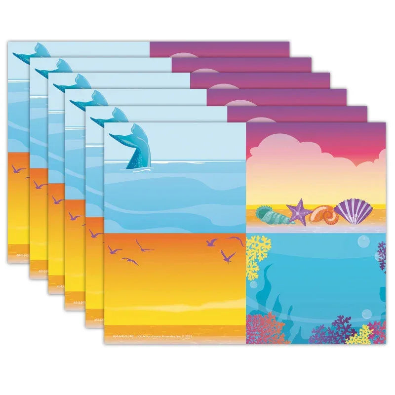 Seas the Day Name Tags, 2-7/8" x 2-1/4", 40 Per Pack, 6 Packs