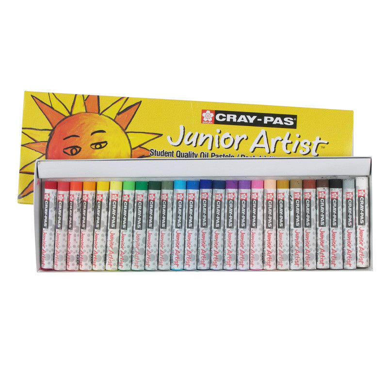 Cray-Pas Junior Artist Oil Pastels, Assorted Colors, 25-Piece Set