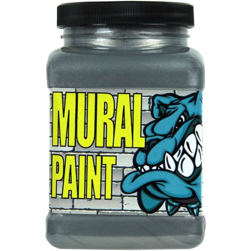 Mural Paint, Pint, Rock Star (Silver Metallic)