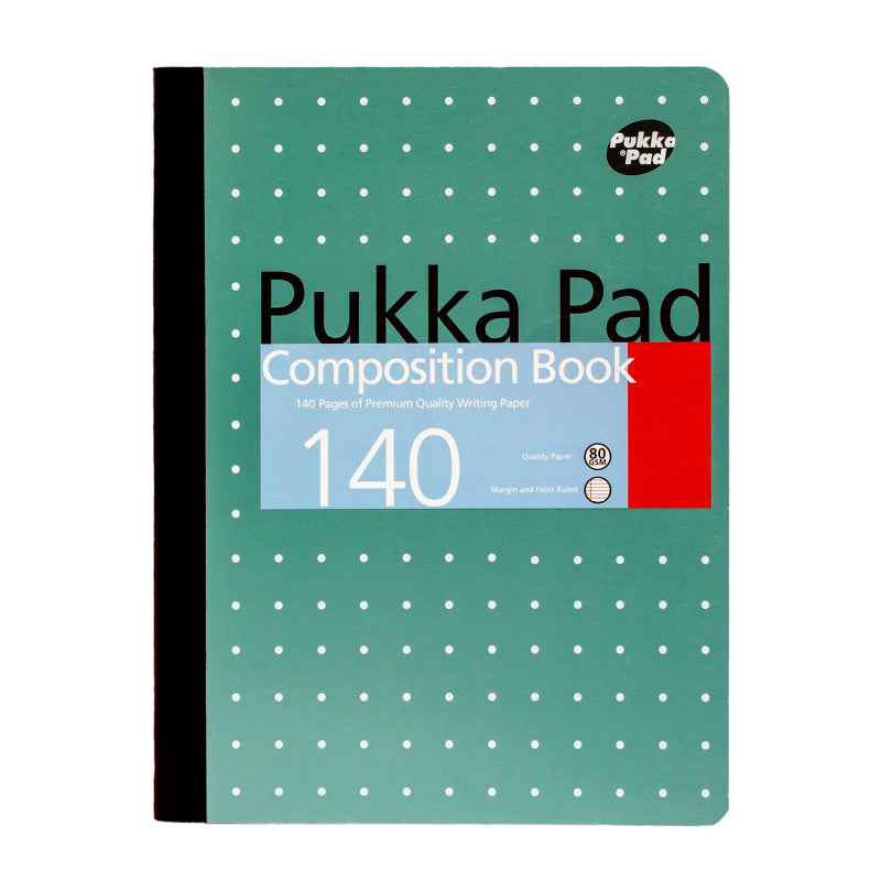 Metallic Composition Notebook, 9.75" x 7.5", 140 Pages