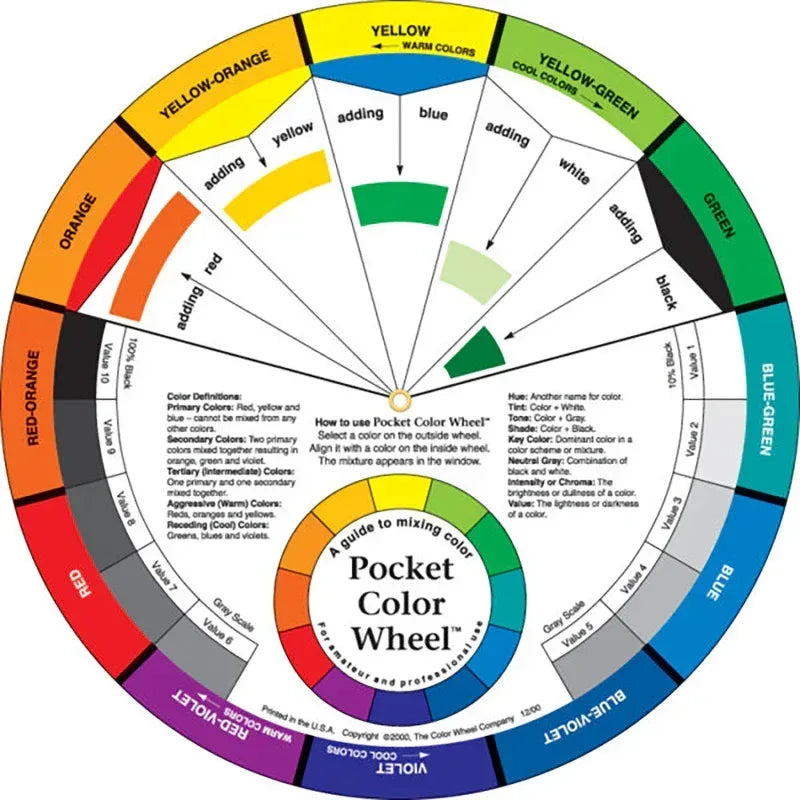 Pocket Color Wheel, 5-1/8" Diameter