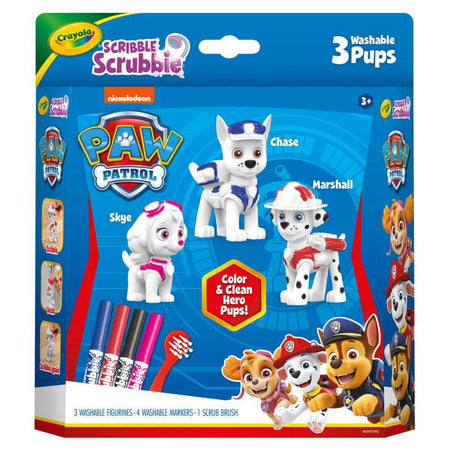 Scribble Scrubbie Paw Patrol, 3 Count