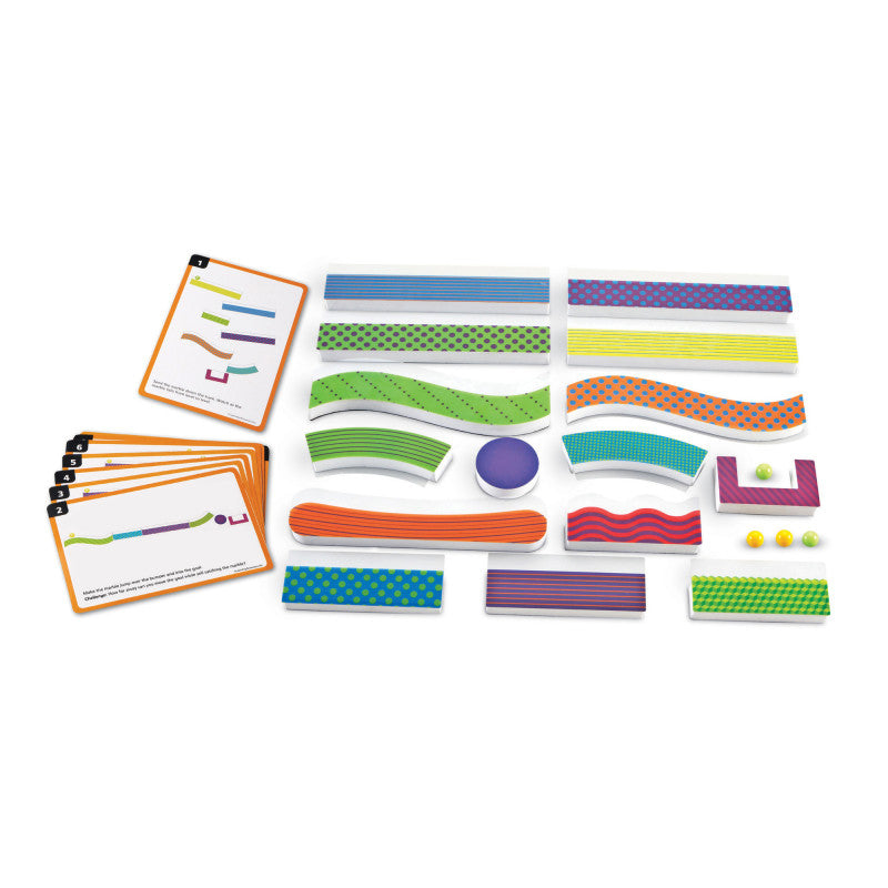 Tumble Trax&trade; Magnetic Marble Run