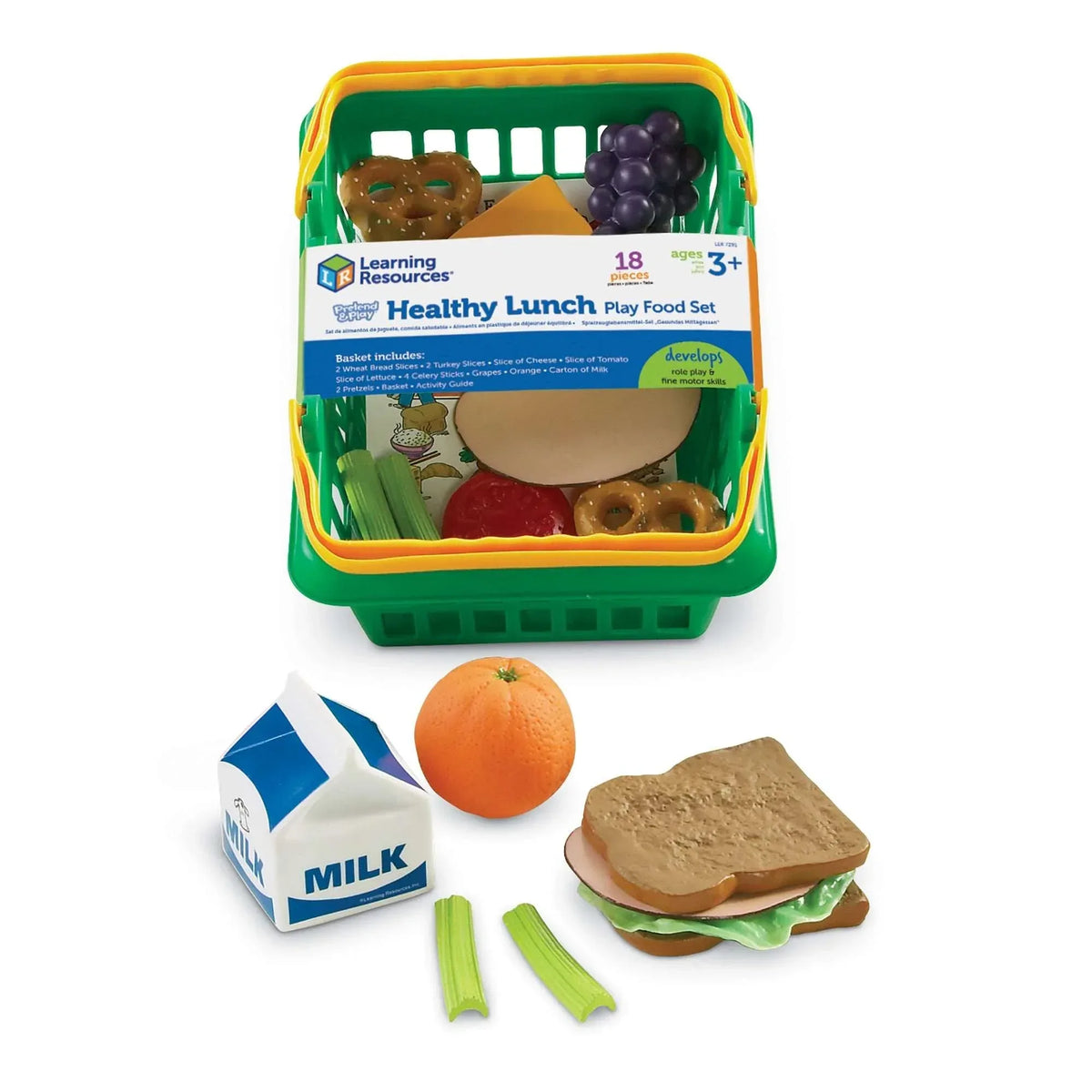 Pretend & Play® Healthy Lunch Set Item # LER7291 | Ages 3+