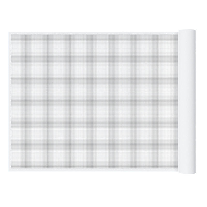 1/4" Graph Paper Roll, 36" x 120", Black