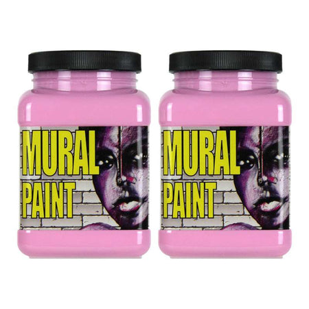 Mural Paint, Pint, POP (Pink), Pack of 2