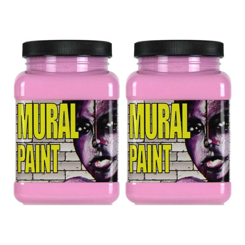 Mural Paint, Pint, POP (Pink), Pack of 2