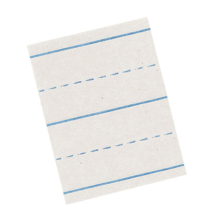 Newsprint Handwriting Paper, Picture Story, 7/8" x 7/16" Ruled Long, 18" x 12", 500 Sheets